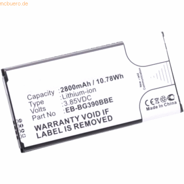 Bild von AGI Akku für Samsung EB-BG390BBE Li-Ion 3,85 Volt 2800 mAh schwarz. Handy-Akku 2800 mAh (3.85 V)
