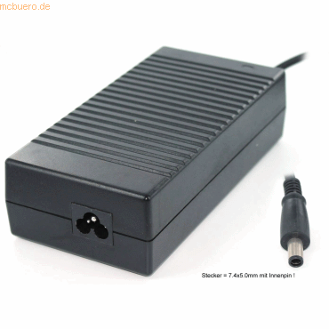 Bild von AGI 116380 - Notebook - Indoor - 100 - 240 V - 150 W - 19.5 V - Schwarz (150 W), Notebook Netzteil, Schwarz