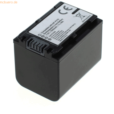 Bild von AGI Akku kompatibel mit Sony NP-FV70A - Akku - 1.500 mAh (Akku), Kamera Stromversorgung, Schwarz