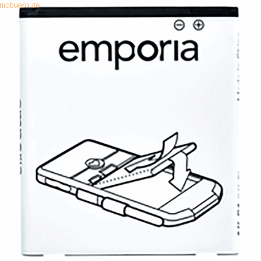 Bild von Emporia Akku für Emporia SMART 2 Li-Ion 3,8 Volt 2400 mAh weiß