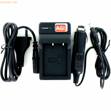 Bild von AGI Ladegerät kompatibel mit Fujifilm NP-W126/NP-W126S, Kamera Stromversorgung, Schwarz