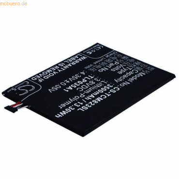 Bild von AGI Akku für Alcatel TLP035AJ Li-Pol 3,8 Volt 3500 mAh schwarz. Handy-Akku 3500 mAh (3.8 V)