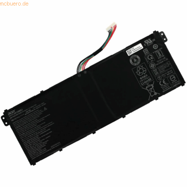Bild von Acer Original Akku für Acer KT.00205.004 (1 Zellen, 4810 mAh), Notebook Akku, Schwarz