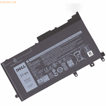 Bild von Dell Original Akku für Latitude 5591 MLK CFL 15H CTO (4474 mAh), Notebook Akku, Schwarz