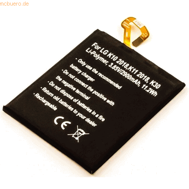 Bild von AGI Akku für LG Electronics LMX410NCW Li-Pol 3,85 Volt 2900 mAh schwarz. Handy-Akku 2900 mAh (3.85 V)