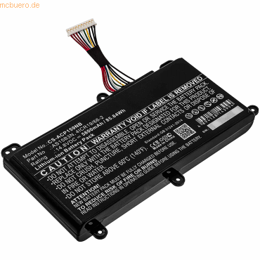 Bild von AGI Akku kompatibel mit Acer Predator 17 G9-792 - Akku - 5.700 mAh (5700 mAh), Notebook Akku, Schwarz
