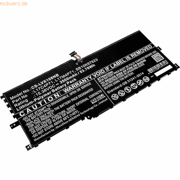 Bild von AGI Akku kompatibel mit Lenovo Yoga C930-13IKB-81C4003VGE (1 Zellen, 7600 mAh), Notebook Akku, Schwarz