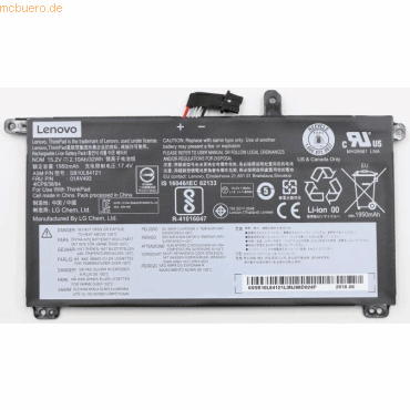 Bild von Lenovo Original Akku für ThinkPad P51s(20HB/20HC) (2095 mAh), Notebook Akku, Schwarz