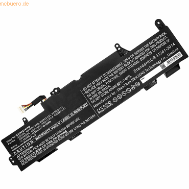 Bild von AGI Akku kompatibel mit HP ZBook 14u G5(4QH07EA) (4100 mAh), Notebook Akku, Schwarz