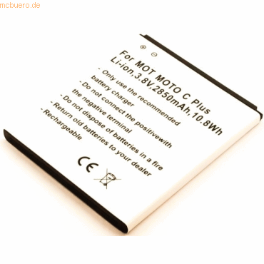 Bild von k.A. Akku für Motorola MOTO C PLUS DUAL SIM Li-Ion 3,8 Volt 2850 mAh s