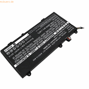 Bild von AGI Akku kompatibel mit HP Pavilion 14-AL136TX (1 Zellen, 3600 mAh), Notebook Akku, Schwarz