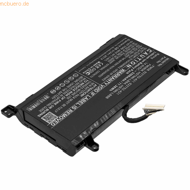 Bild von AGI Akku kompatibel mit HP Omen 17-AN085NZ (5300 mAh), Notebook Akku, Schwarz