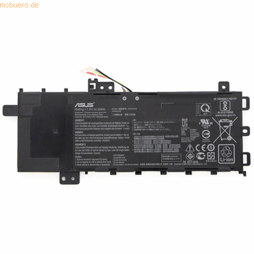 Bild von ASUS Original Akku für VivoBook A712FA-AU1045T (1 Zellen, 4212 mAh), Notebook Akku, Schwarz