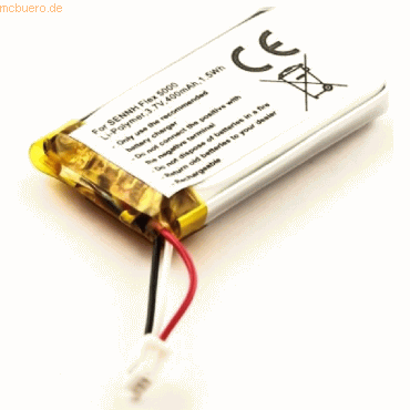 Bild von AGI Akku für Sennheiser RS 5000 Li-Pol 3,7 Volt 280 mAh schwarz. Akku 280 mAh (3.7 V)