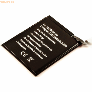 Bild von AGI Akku für Optus TLP024C1 Li-Pol 3,85 Volt 2400 mAh schwarz. Handy-Akku 2400 mAh (3.85 V)