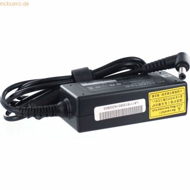 Bild von AGI Netzteil kompatibel mit Toshiba Satellite Radius 15 P50W - PC-/Server Netzteil (45 W), Notebook Netzteil, Schwarz