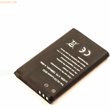 Bild von AGI Akku für Alcatel 8262 DECT Li-Ion 3,7 Volt 1100 mAh schwarz. Akku 1100 mAh (3.7 V)