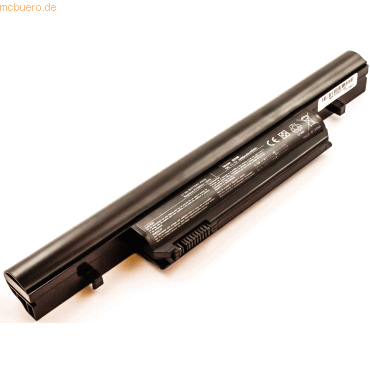 Bild von AGI 113943 - Batterie/Akku - Toshiba - Tecra R950-106 (4400 mAh), Notebook Akku, Schwarz