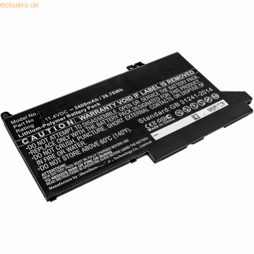 Bild von AGI Akku kompatibel mit Dell Latitude 12 7400 (3400 mAh), Notebook Akku, Schwarz