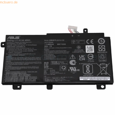 Bild von Asus Akku für Asus FX504GE-E4012T Li-Ion 11,4 Volt 4240 mAh schwarz