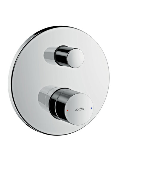 Bild von hansgrohe AXOR Uno Einhebel-Wannenmischer Unterputz, Zerogriff, Sicherungskombination, Farbe: Polished Black Chrome