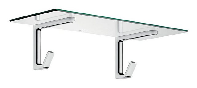 Bild von hansgrohe Handtuchregal Axor Universal Softsquare, Universal abgerundet Badetuchablage - Chrom