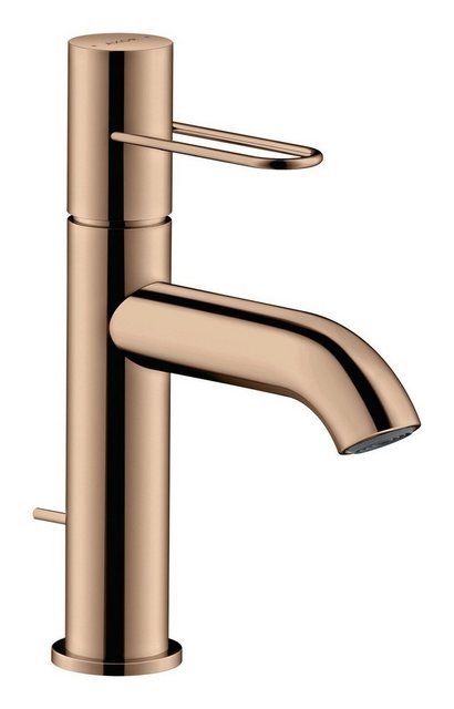 Bild von hansgrohe AXOR Uno Einhebel-Waschtischmischer 100 mit Bügelgriff und Zugstangen-Ablaufgarnitur, Ausladung 130mm, 38023300