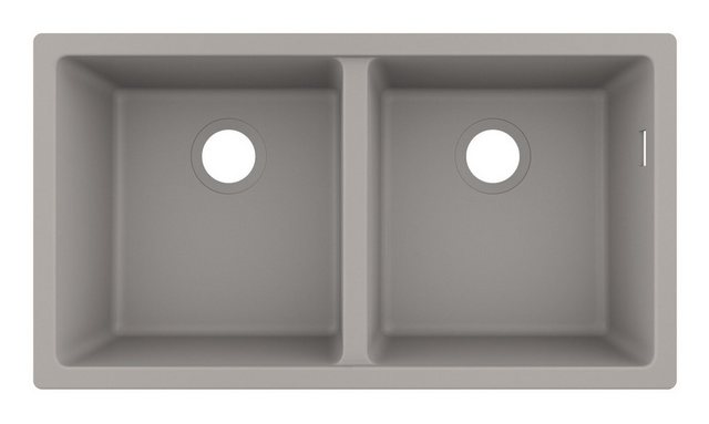 Bild von hansgrohe UB-Spüle S510-U770 370/370 768x398mm, 2 Hauptbe., o. HL, betongrau