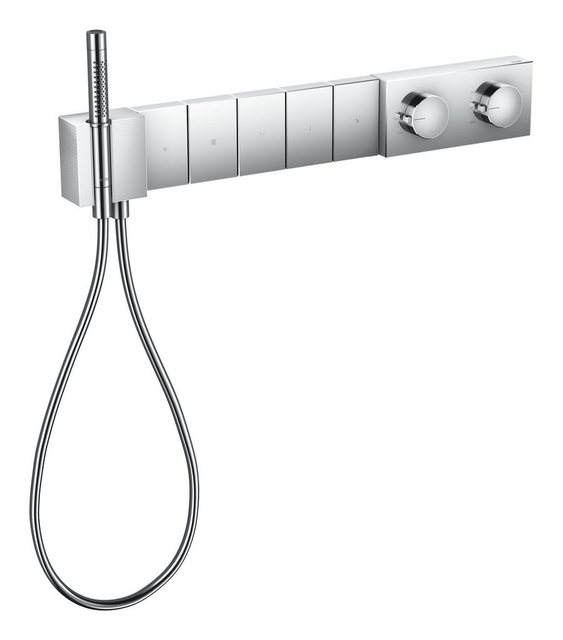 Bild von hansgrohe AXOR Edge Thermostatmodul Select 680/100 Unterputz für 5 Verbraucher, Diamantschliff, Farbe: Chrom