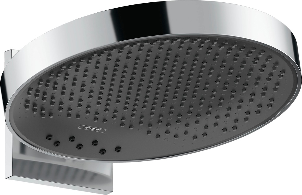 Bild von hansgrohe Regenduschkopf Rainfinity, (Kopfbrause, Wandanschluss), 360 3 Strahlarten mit Wandanschluss