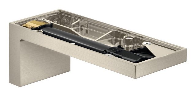 Bild von hansgrohe Wanneneinlauf Axor MyEdition A 176mm, Wandmont., o. Pl., brush. ni.