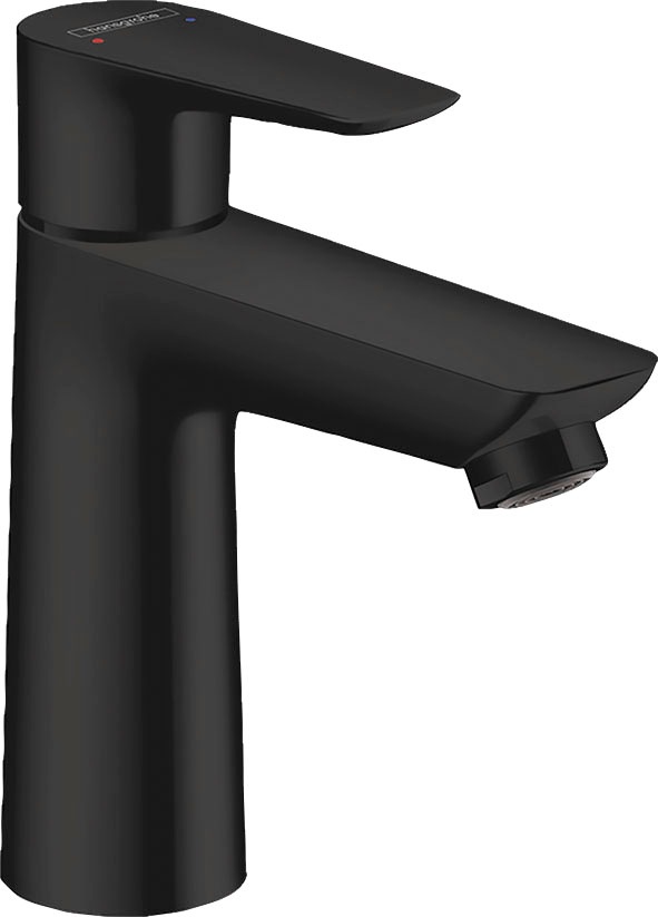 Bild von hansgrohe Talis E Einhebel Waschtischmischer 110, Zugstangen-Ablaufgarnitur, Ausladung 112mm