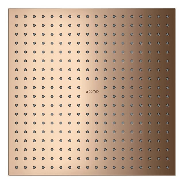 Bild von hansgrohe AXOR ShowerSolutions Kopfbrause 300/300 1jet, Decke-Aufputz, Farbe: Polished Red Gold