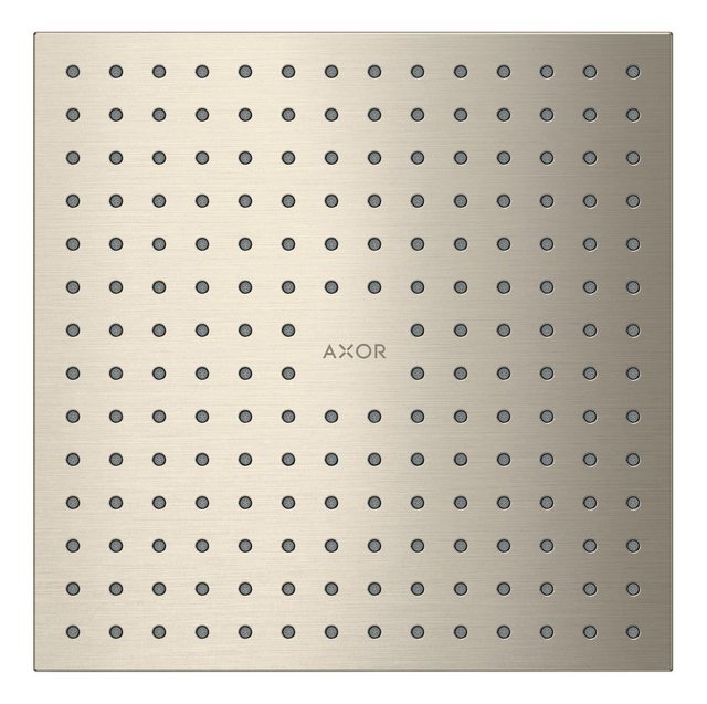 Bild von hansgrohe AXOR ShowerSolutions Kopfbrause 250/250 1jet, Decke-Aufputz, Farbe: Brushed Nickel