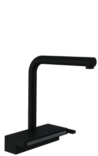 Bild von hansgrohe Aquno Select M81 Einhebel-Küchenmischer 250, Ausziehauslauf, 2jet, sBox, 5.9 l/min, Farbe: Schwarz Matt