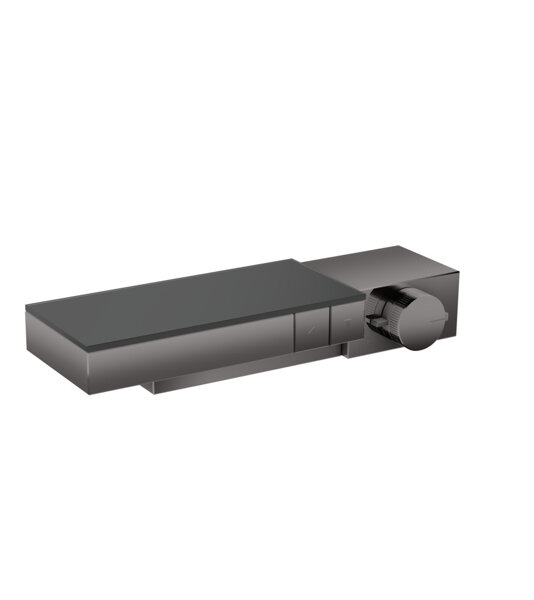 Bild von hansgrohe AXOR Edge Thermostat Auf-/ Unterputzmontage für 2 Verbraucher, Farbe: Polished Black Chrome
