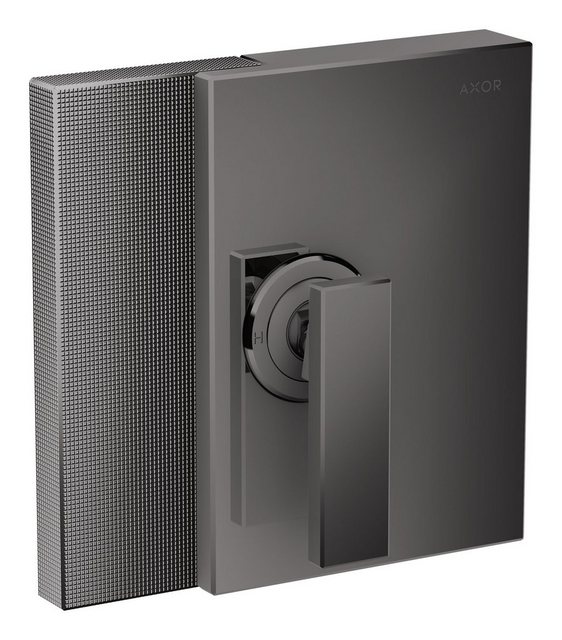Bild von hansgrohe AXOR Edge Einhebel-Brausemischer Unterputz, Diamantschliff, Farbe: Polished Black Chrome