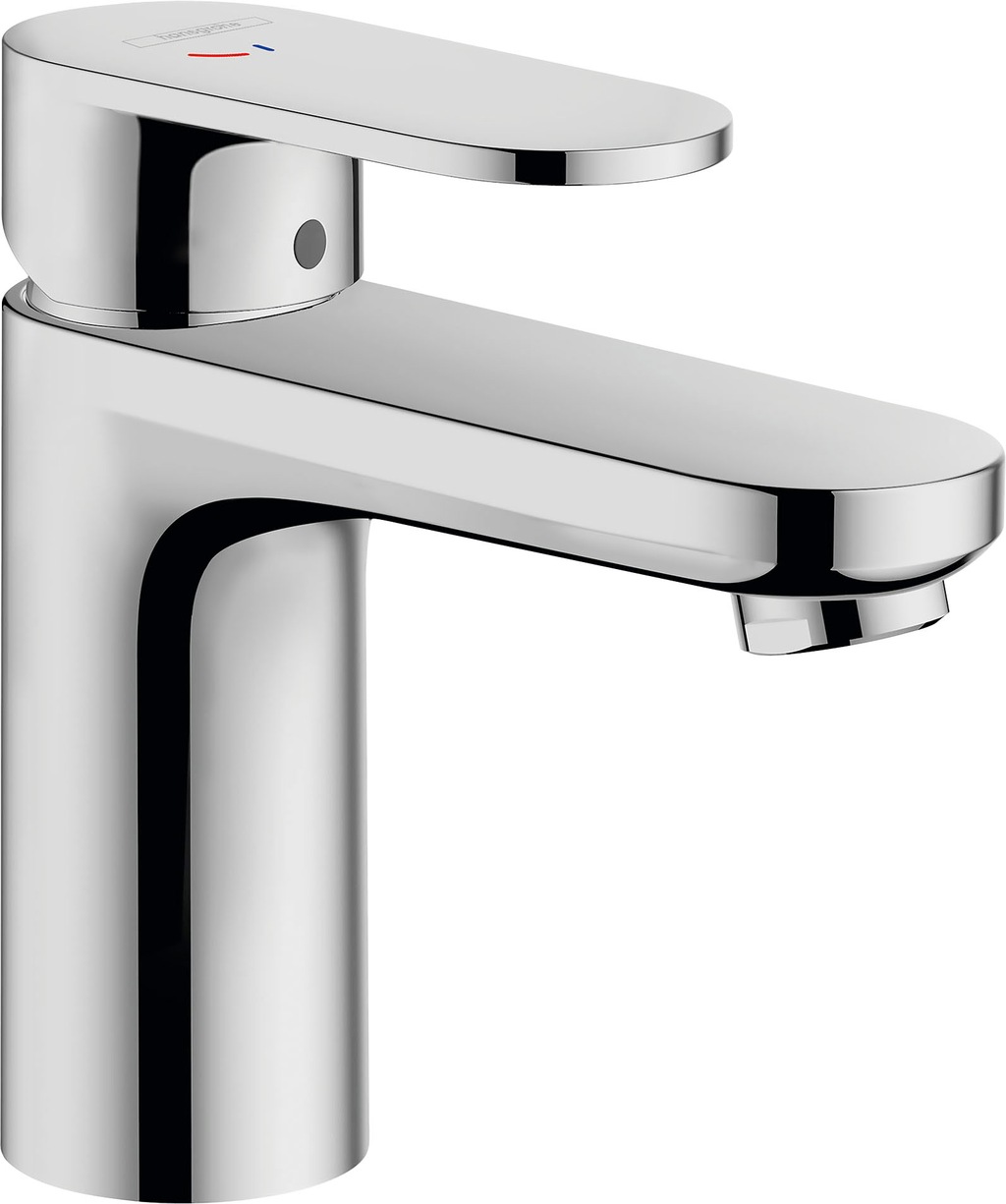 Bild von hansgrohe Vernis Blend Einhebel-Waschtischmischer, mit Zugstangen-Ablaufgarnitur, Ausladung 89 mm, 71584