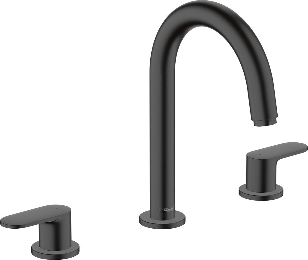 Bild von hansgrohe Vernis Blend 3-Loch Waschtischarmatur mit Zugstangen-Ablaufgarnitur, 71553