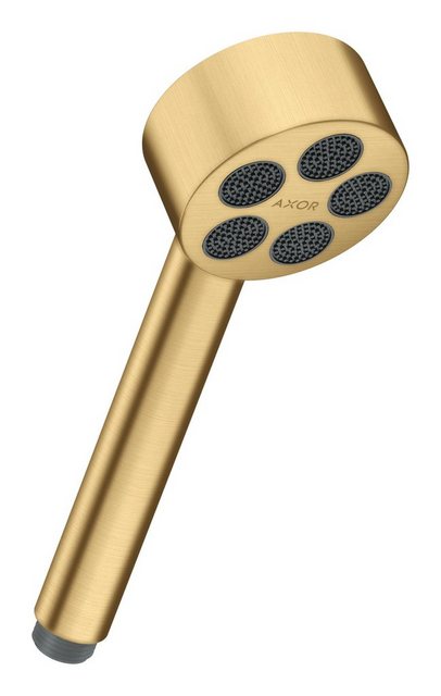 Bild von hansgrohe AXOR One Handbrause 75 1 Strahlart wassersparend, 48651, Farbe: Brushed Gold Optic