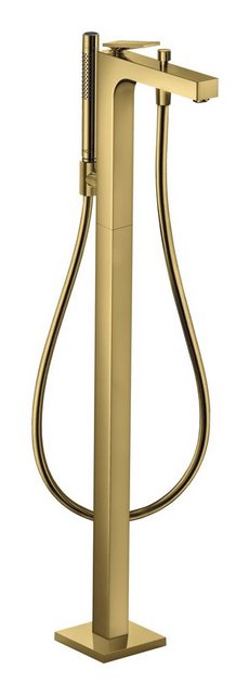 Bild von Hansgrohe AXOR Citterio Wannenmischer, bodenstehend, inkl. Zubehör, Ausladung 200mm, 39440, Farbe: Polished Gold Optic