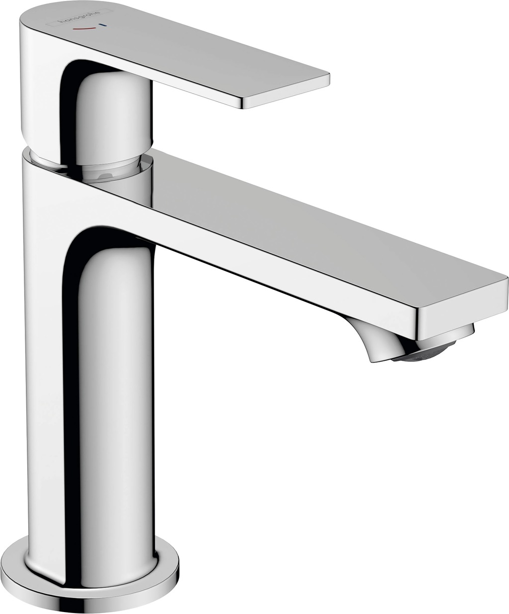 Bild von hansgrohe Rebris E Einhebel-Waschtischarmatur, 110 CoolStart, mit Ablaufgarnitur, Ausladung 133 mm, 72559