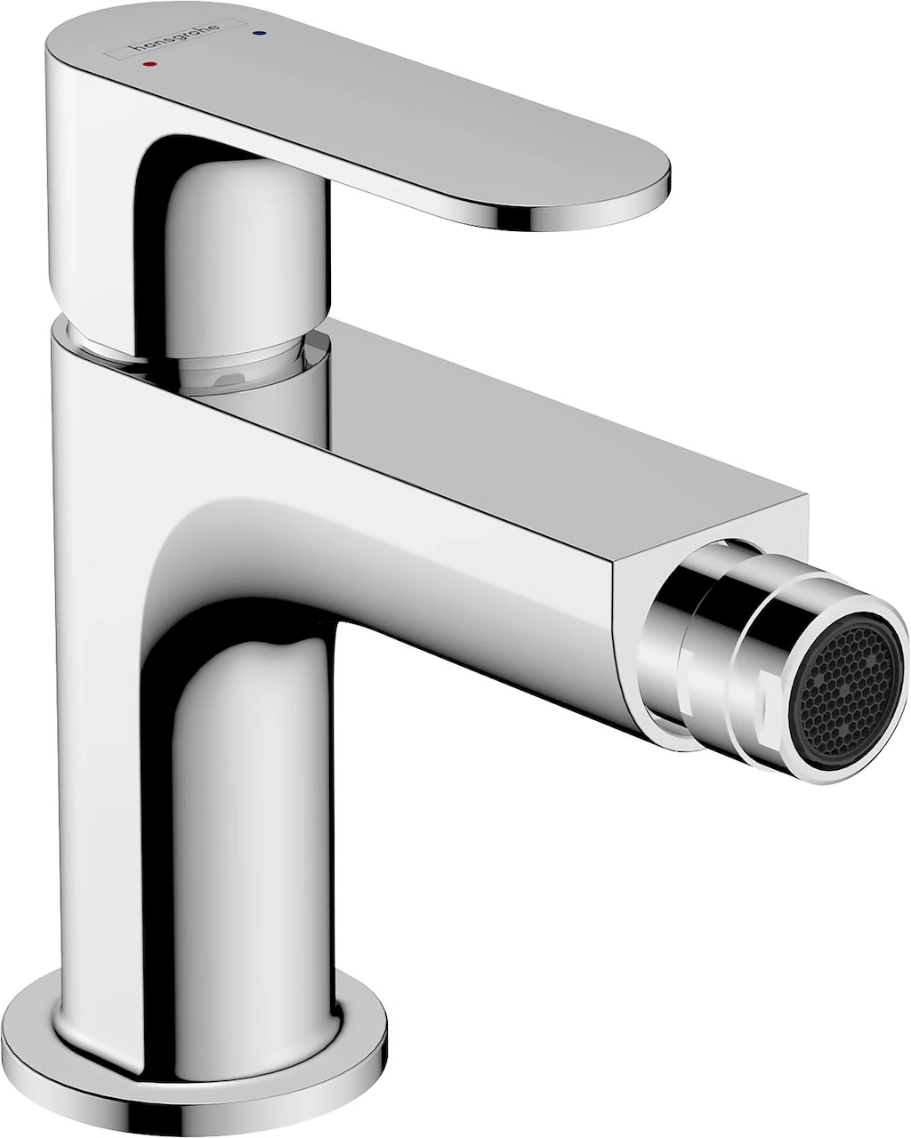 Bild von hansgrohe Einhebel-Bidetmischer Rebris S, Bidetarmatur mit Metall Zugstange, wassersparend, Chrom