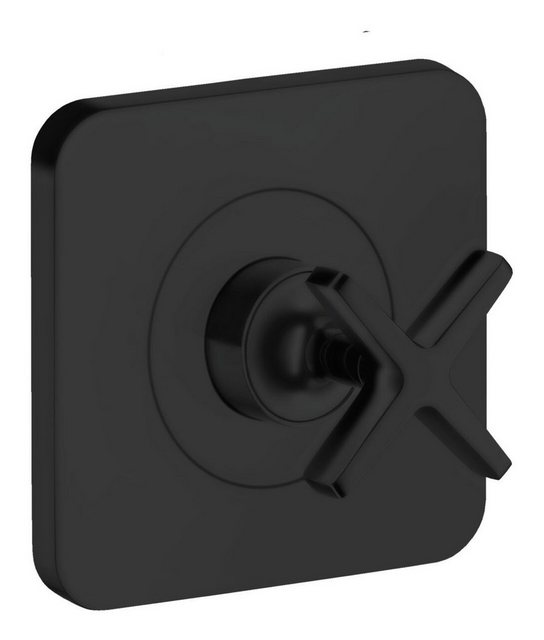Bild von hansgrohe Axor Citterio E Abstellventil Unterputz 12 x 12, Farbe: Schwarz Matt