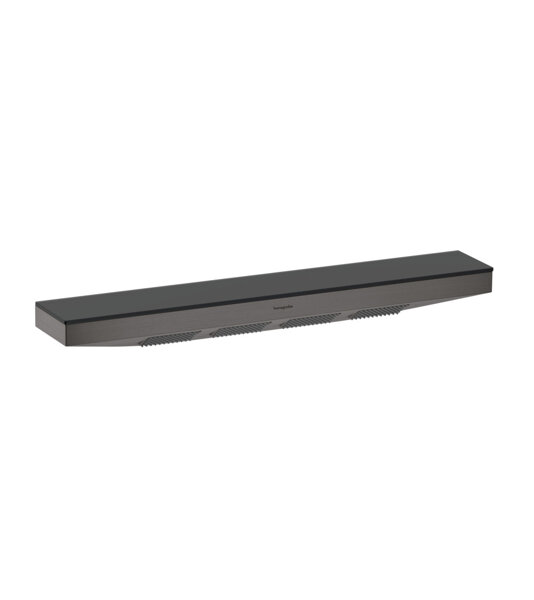 Bild von hansgrohe Rainfinity Schulterbrause 500 1jet und Duschablage, 26243, Farbe: Brushed Black Chrome