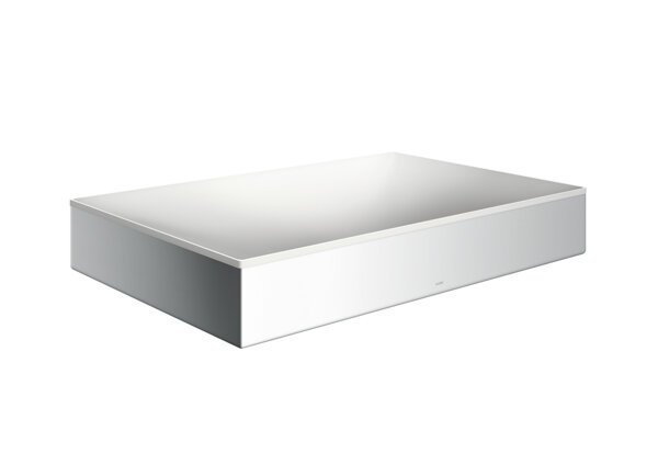 Bild von hansgrohe, Waschbecken, AXOR Suite Aufsatzwaschtisch, eckig, 600x600mm, mit Metallrahmen, ohne Überlauf, SolidSur (720 mm, 520 mm)