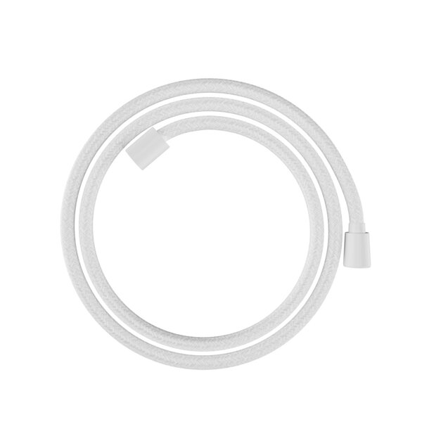 Bild von hansgrohe Designflex Textilbrauseschlauch, Länge 1600mm, 28260, Farbe: Weiß Matt
