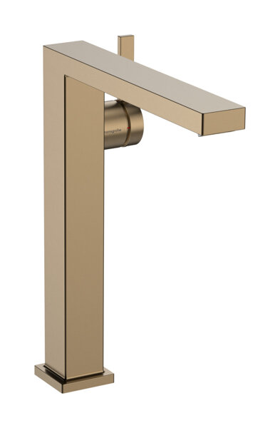 Bild von hansgrohe Tecturis E Fine Einhebel-Waschtischmischer 240, Ausladung 197mm, ohne Ablaufgarnitur, CoolStart, EcoSmart+, 73072, Farbe: Brushed Bronze