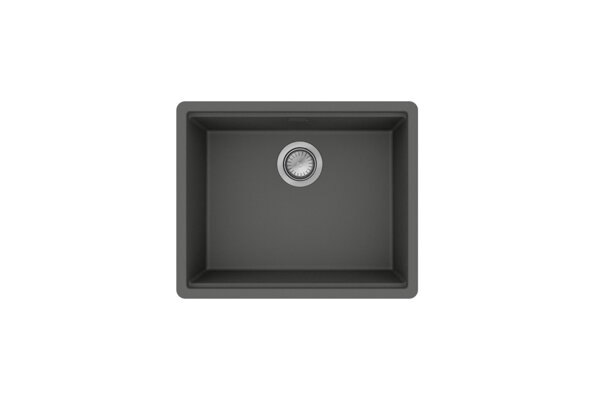 Bild von Hansgrohe Einbauspüle S530-F500 manuelle Ablaufgarnitur steingrau, 43362290 43362290