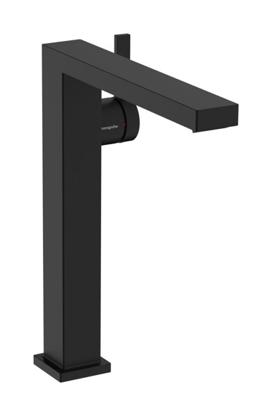 Bild von hansgrohe Tecturis E Fine Einhebel-Waschtischmischer 240, Ausladung 197mm, Push-Open Ablaufgarnitur, CoolStart, 73073, Farbe: Mattschwarz